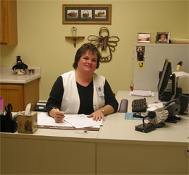Cindy Mildenstein RN, Community Health Nurse Manager, smiling