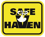 Banner that says SAFE HAVEN