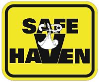A sign that says SAFE HAVEN